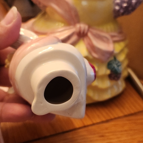 Fitz & Floyd Carmen Rabbit Teapot - Picture 3 of 4